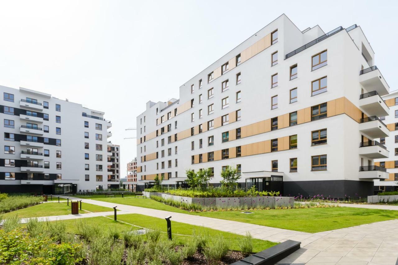 M&R Apartament Airport&Business Deluxe Cybernetyki 17 - Underground Garage - Free Wifi - Netflix - Air Conditioning - Self Check-In, Close By Chopin Airport Varsovia Exterior foto